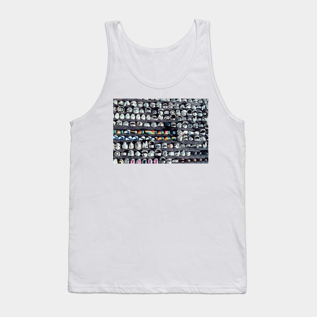 Metal and colored plastic rings Tank Top by Marccelus